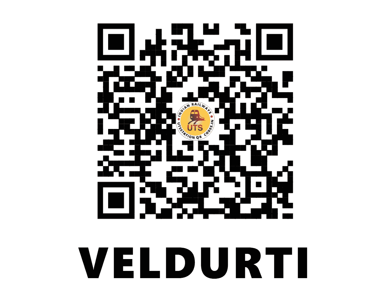 UTS QR Code for VELDURTI - VDI (SC - ANDHRA PRADESH)